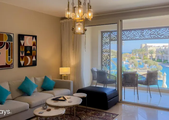 Seaview Mangroovy 2br, Walk To & Pool, Ollystays Red Sea Hurghada